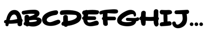 Doge Toon Regular Font UPPERCASE