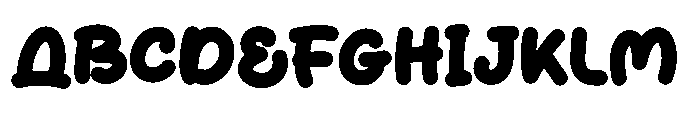 Doggy Pipom Font UPPERCASE