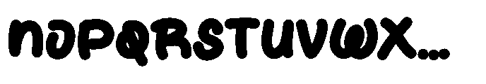 Doggy Pipom Font UPPERCASE