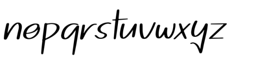 Dogina Summer Regular Font LOWERCASE
