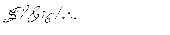 Dohemika Italic Font OTHER CHARS