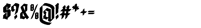 Doksa Condensed Bold Font OTHER CHARS