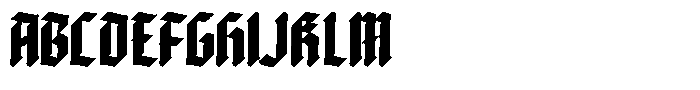 Doksa Condensed Bold Font UPPERCASE