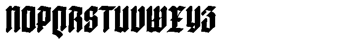 Doksa Condensed Bold Font UPPERCASE