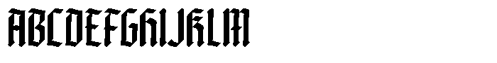 Doksa Condensed Medium Font UPPERCASE