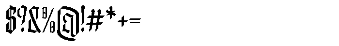 Doksa Condensed Regular Font OTHER CHARS