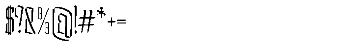 Doksa Extra Condensed Extra Light Font OTHER CHARS