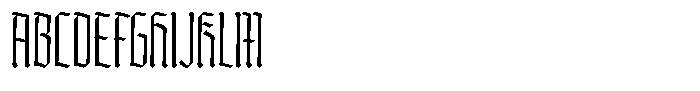 Doksa Extra Condensed Extra Light Font UPPERCASE