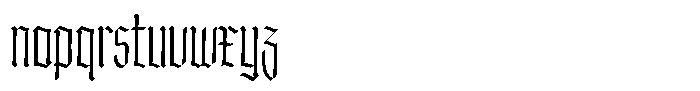 Doksa Extra Condensed Extra Light Font LOWERCASE