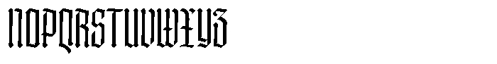 Doksa Extra Condensed Light Font UPPERCASE