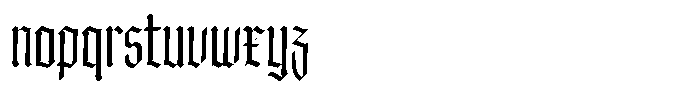 Doksa Extra Condensed Light Font LOWERCASE