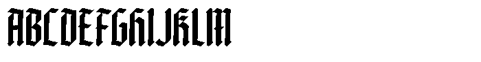 Doksa Extra Condensed Medium Font UPPERCASE