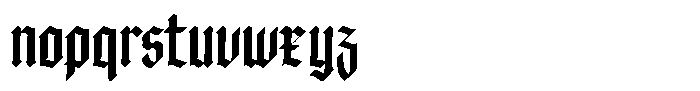 Doksa Extra Condensed Medium Font LOWERCASE