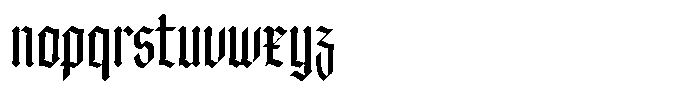 Doksa Extra Condensed Regular Font LOWERCASE