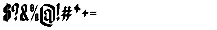 Doksa Extra Condensed Semi Bold Font OTHER CHARS
