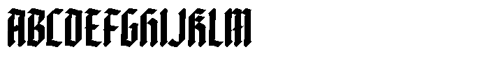 Doksa Extra Condensed Semi Bold Font UPPERCASE