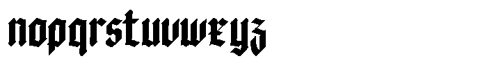 Doksa Extra Condensed Semi Bold Font LOWERCASE