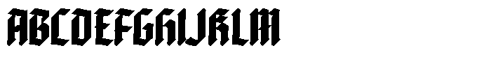 Doksa Semi Condensed Bold Font UPPERCASE