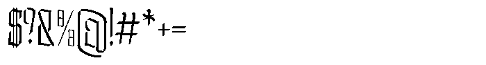Doksa Semi Condensed Extra Light Font OTHER CHARS