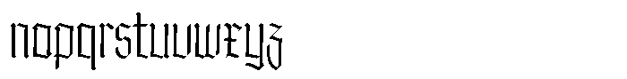 Doksa Semi Condensed Extra Light Font LOWERCASE