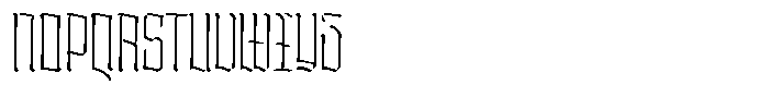 Doksa Semi Condensed Thin Font UPPERCASE