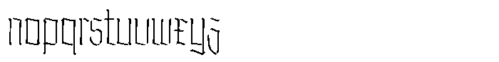 Doksa Thin Font LOWERCASE