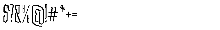 Doksa Ultra Condensed Extra Light Font OTHER CHARS