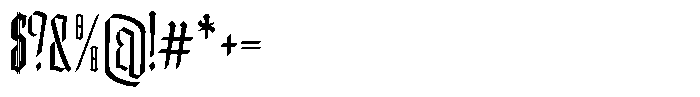 Doksa Ultra Condensed Light Font OTHER CHARS