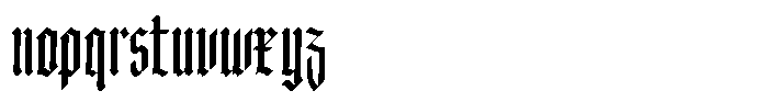 Doksa Ultra Condensed Regular Font LOWERCASE