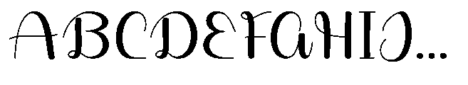 Dolatos Font UPPERCASE