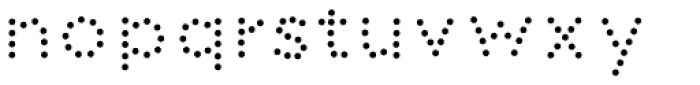 Dolcissimo Dots Font LOWERCASE
