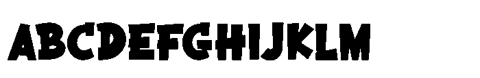 Doll Ghoom Font UPPERCASE