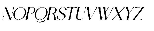 Dolmira Oblique Font UPPERCASE