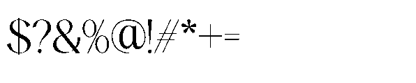 Dolmira Regular Font OTHER CHARS
