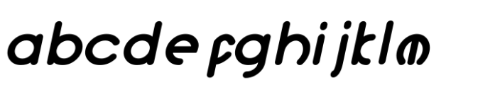 Dolphinero Italic Font LOWERCASE