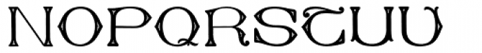 Dolphus-Mieg Alphabet Font UPPERCASE