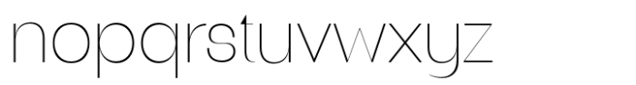 Domain Thin Font LOWERCASE