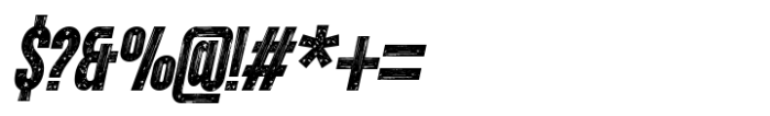 Domestic Prison Italic Font OTHER CHARS