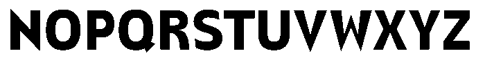 Dominanz Bold Font UPPERCASE