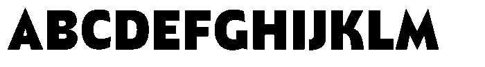 Dominanz Extra-Bold Font UPPERCASE