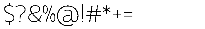 Dominanz Light Font OTHER CHARS