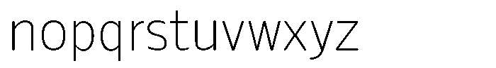 Dominanz Light Font LOWERCASE