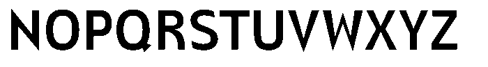 Dominanz Medium Font UPPERCASE