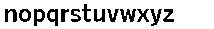 Dominanz Medium Font LOWERCASE