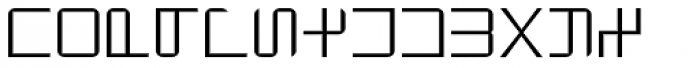 Domingo EF Light Font LOWERCASE