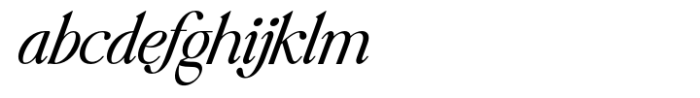 Dominic Italic Font LOWERCASE