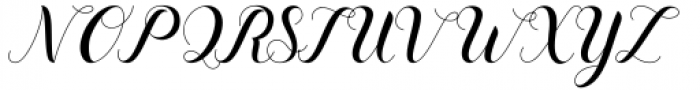 Dominica Calligraphy Regular Font UPPERCASE