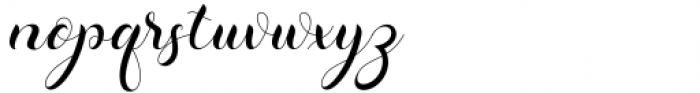 Dominica Calligraphy Regular Font LOWERCASE