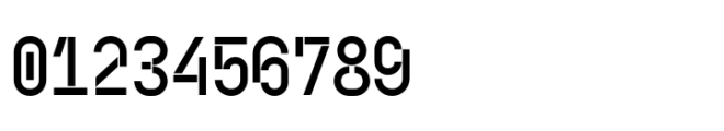 Domino Mono Bold A Font OTHER CHARS