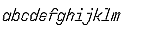 Domino Mono Medium C FONT